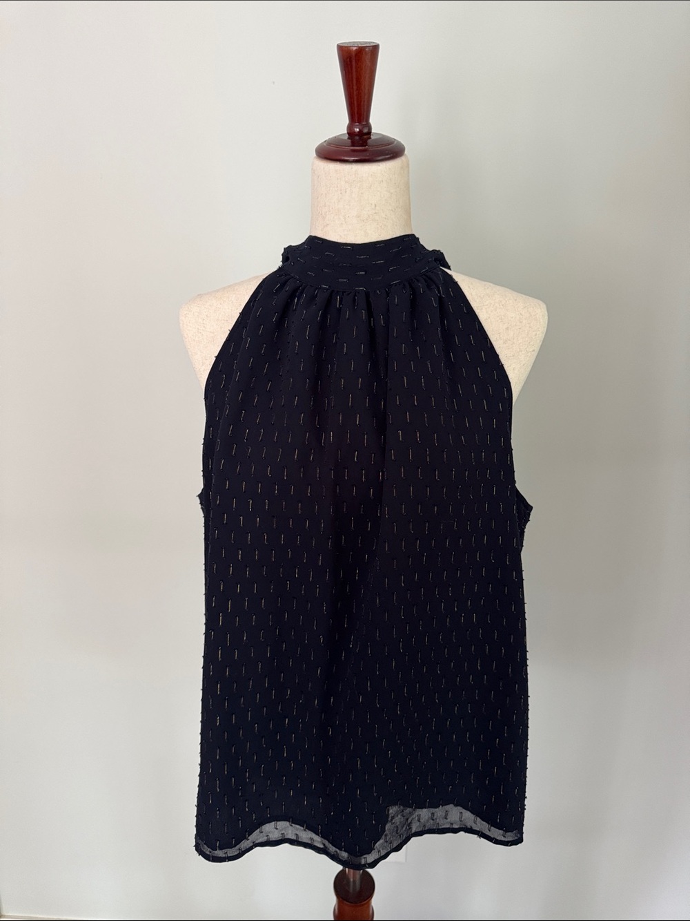 J. Crew - Navy Halter Neck Top